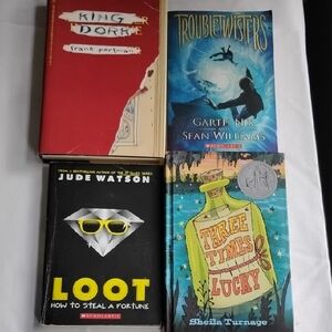 Bundle Of 4 Kids Teens Young Adult Hardcover Paperback Books